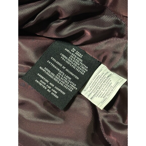 Cole Haan Signature Melton Jacket Mens XL Wool Blend Insulated Pockets Casual - Picture 10 of 12